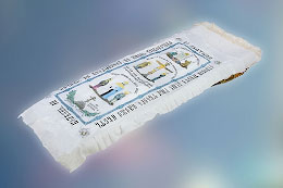 Orthodox silk facecloth, colored