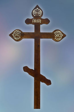 Pine cross “Carved”