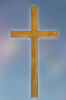 Oak cross “Catholic”