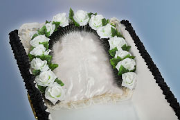 Garland made of artificial flowers No.3
