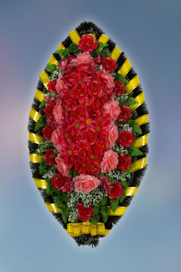 Wreath made of artificial flowers “Custom”