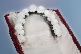 Garland made of artificial flowers No.2
