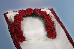 Garland made of artificial flowers No.2