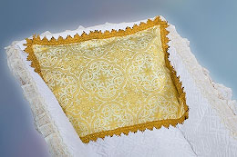 Brocade pillow