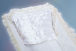 Spandex satin pillow