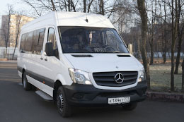 Hearse minibus, one way