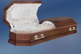 Casket “Pegas” 8-sided split-lid