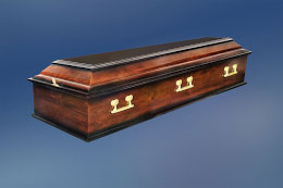 Polished casket «Standart» 4-sided