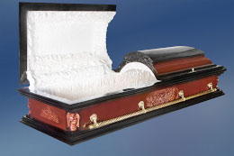 Casket “Vegas” split-lid