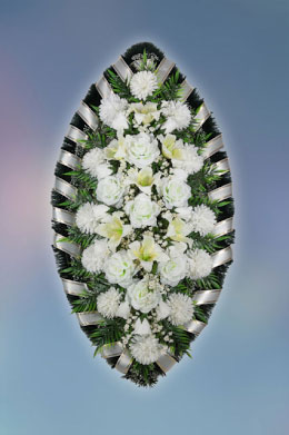 Wreath made of artificial flowers “Standard” — №11